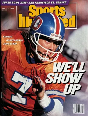 John Elway Signed Sports Illustrated 1/22/1990 Issue (JSA)