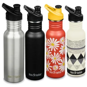 Klean Kanteen Classic S/S Bottle w Sports Cap 18oz (532ml)