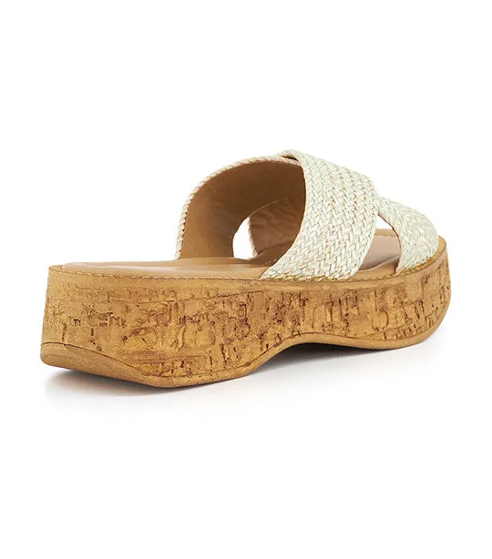 Kodak Wedge Sandals Gold