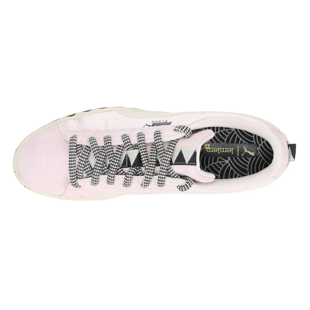 Lemlem x Suede Lace Up Sneakers