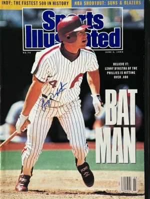 Lenny Dykstra Signed Sports Illustrated 6/4/1990 Issue (JSA)