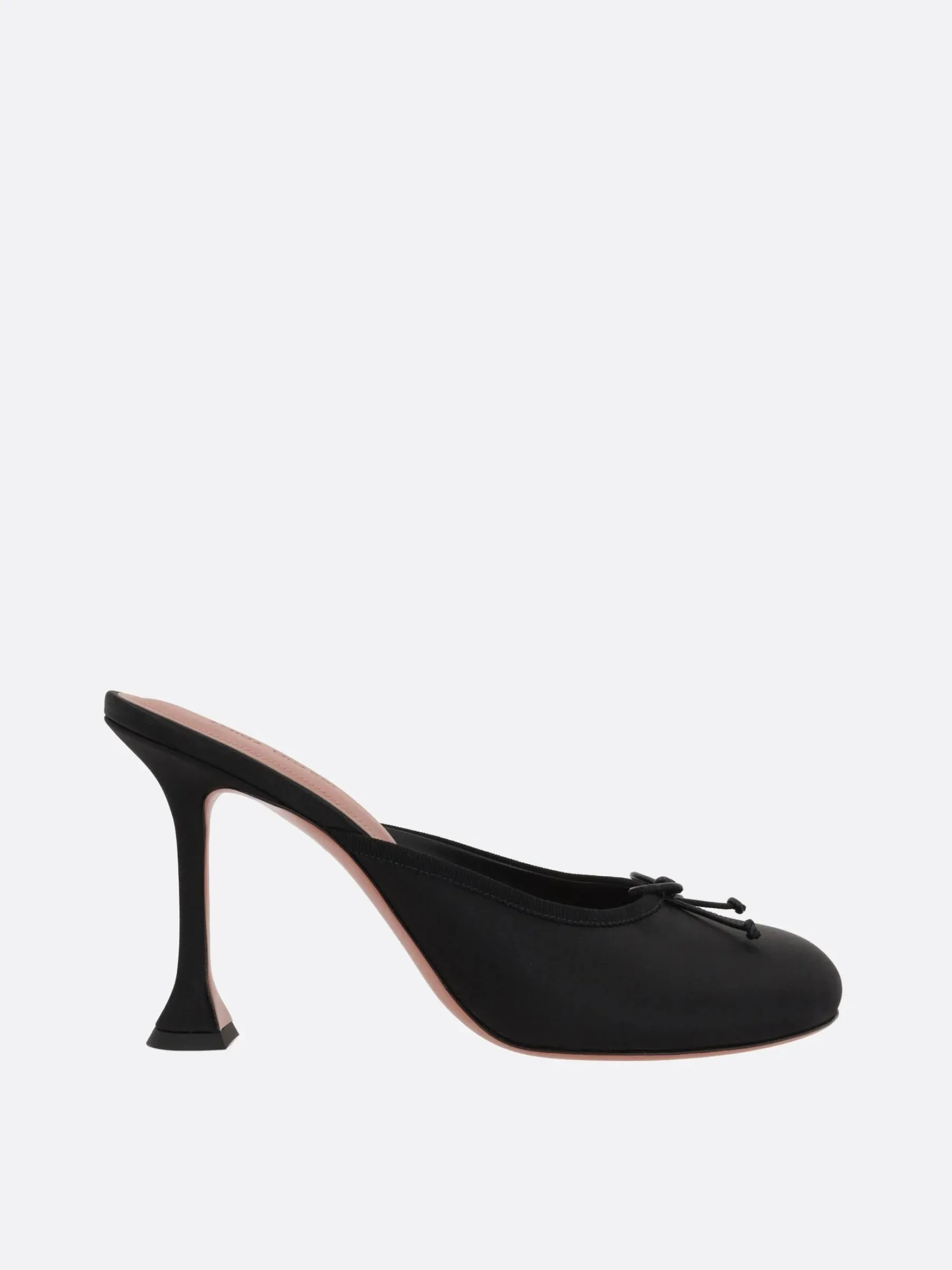 Lila Bow Mules - Satin Footwear