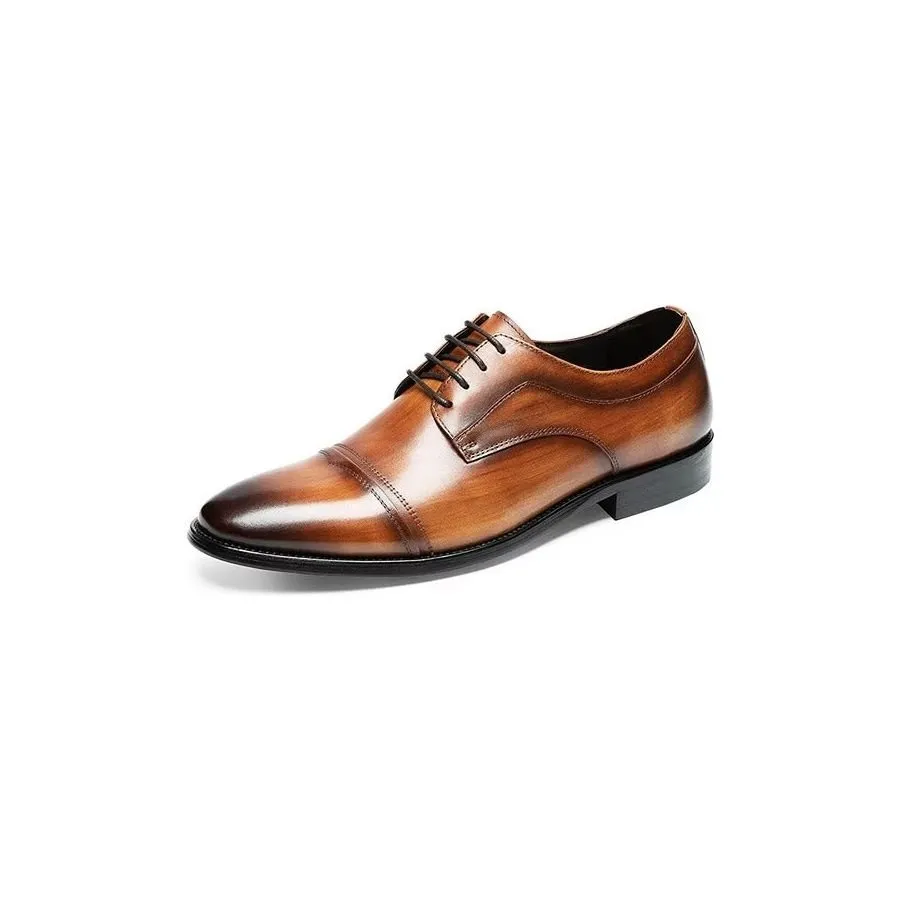 LuxeLeather Chic Derbies Dress Shoes