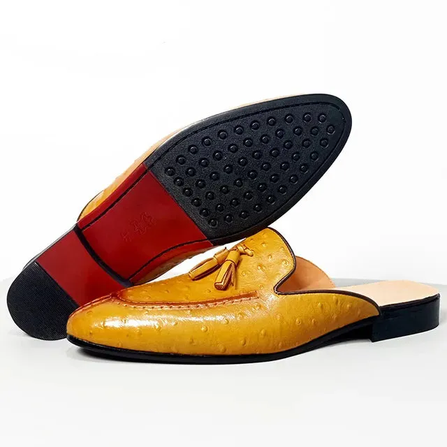 LuxLeather Handmade Dress Slippers