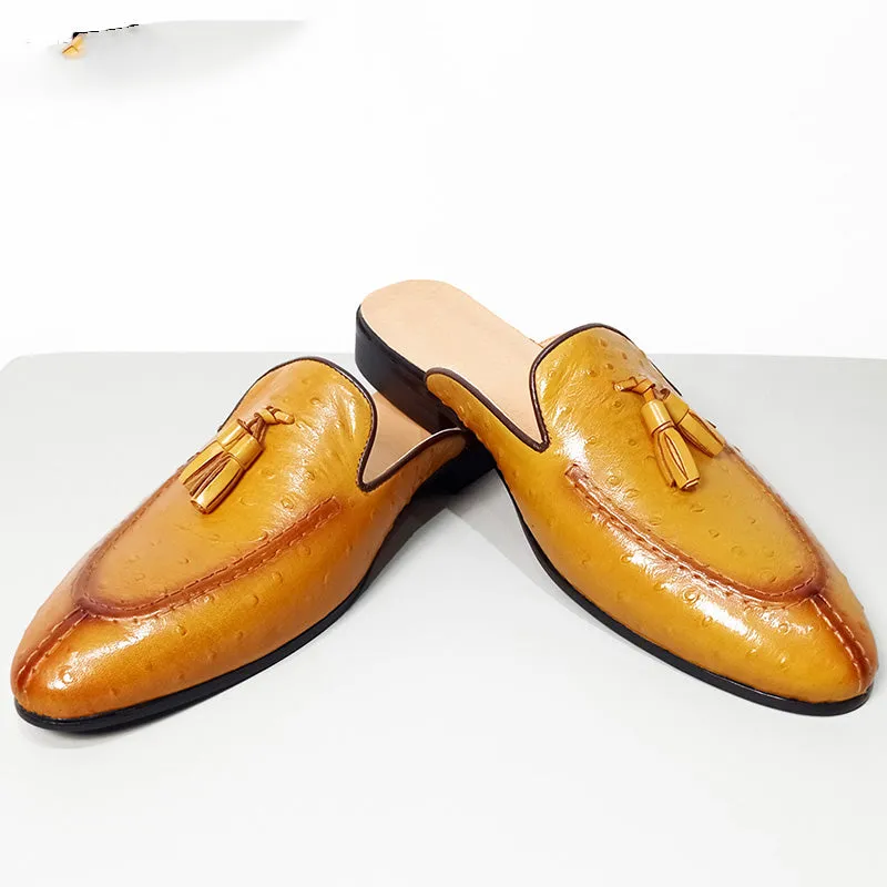 LuxLeather Handmade Dress Slippers