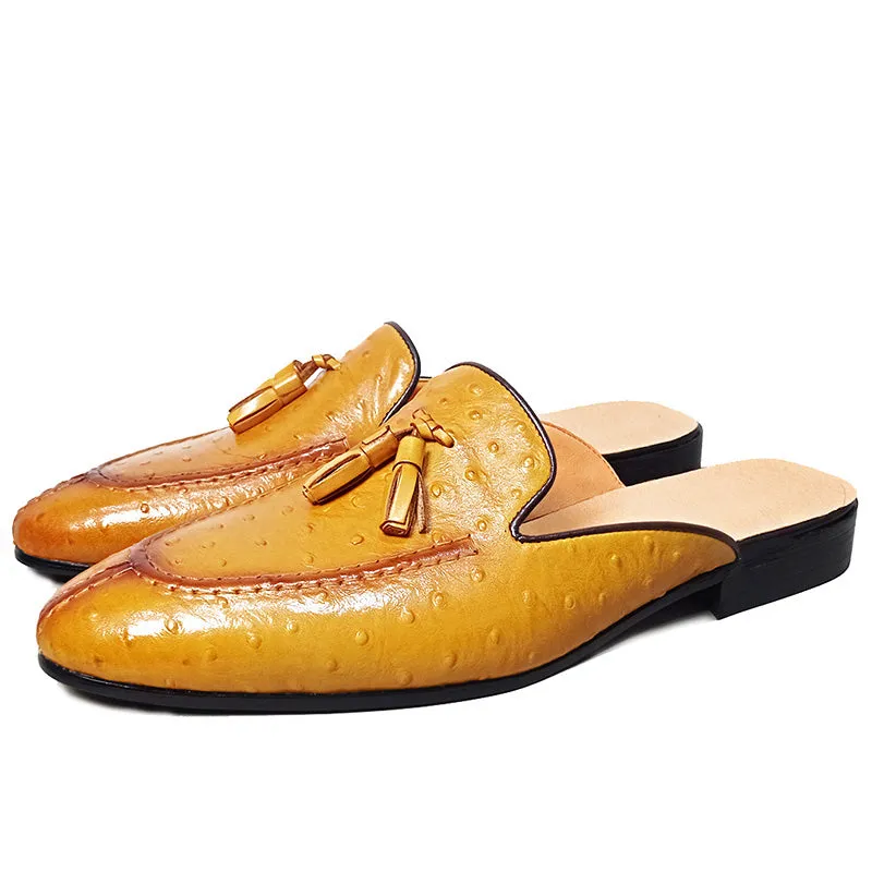 LuxLeather Handmade Dress Slippers