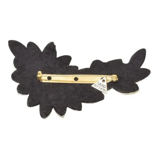 Manhattan (Black) - Brooch