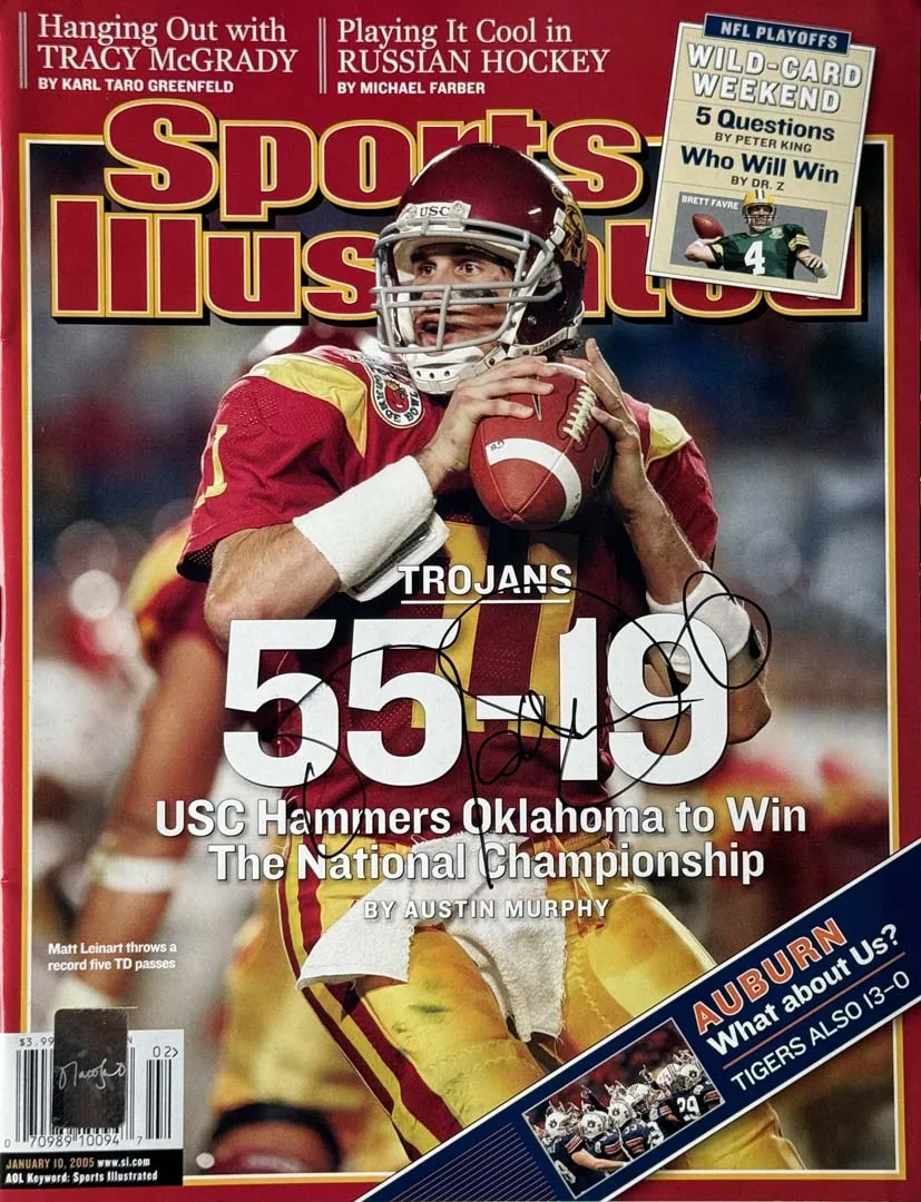 Matt Leinart Signed Sports Illustrated 1/10/2005 Issue (JSA)