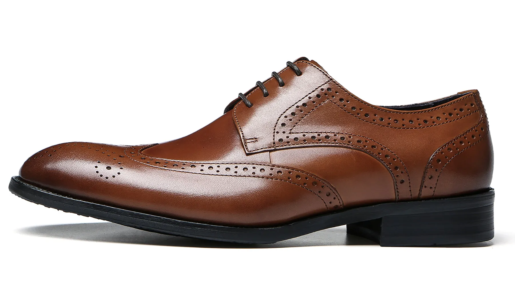 Men's Comfort Brogues Leather Derby