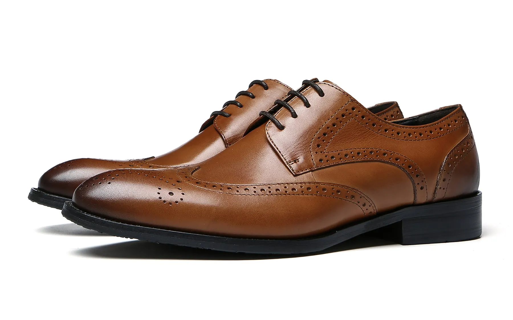 Men's Comfort Brogues Leather Derby