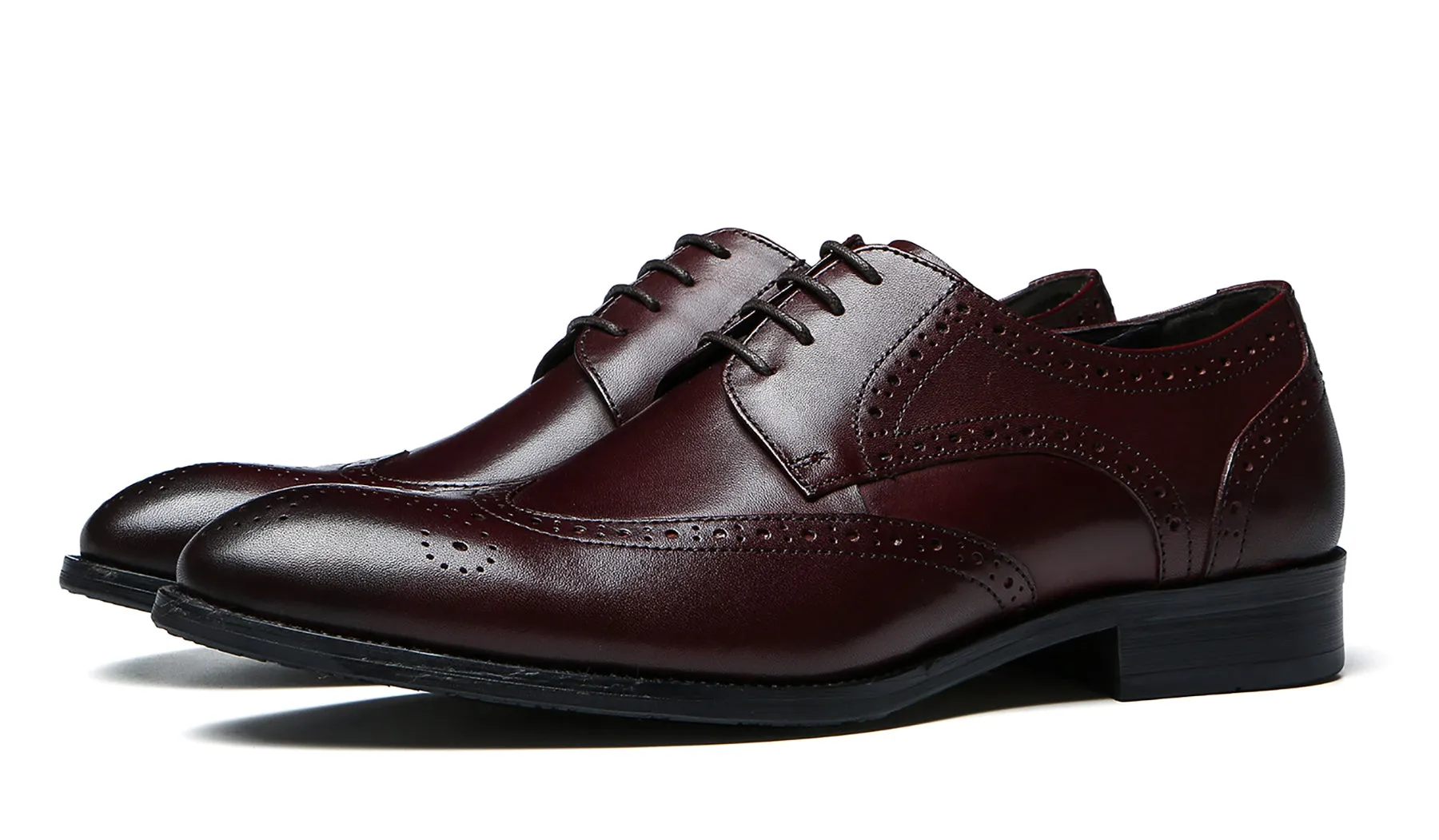 Men's Comfort Brogues Leather Derby