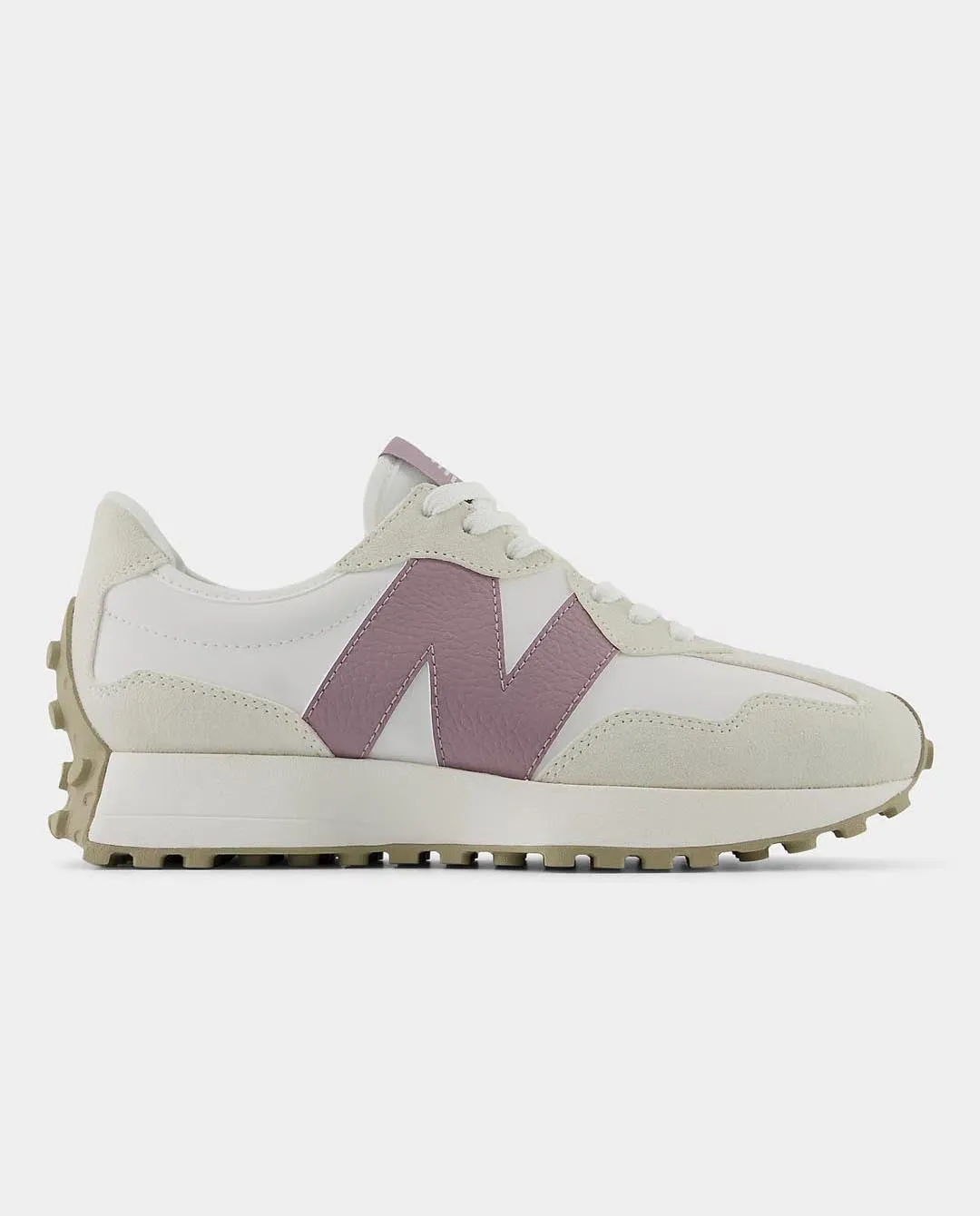 New Balance 327KH Women's Shoe - Sea Salt/Wine