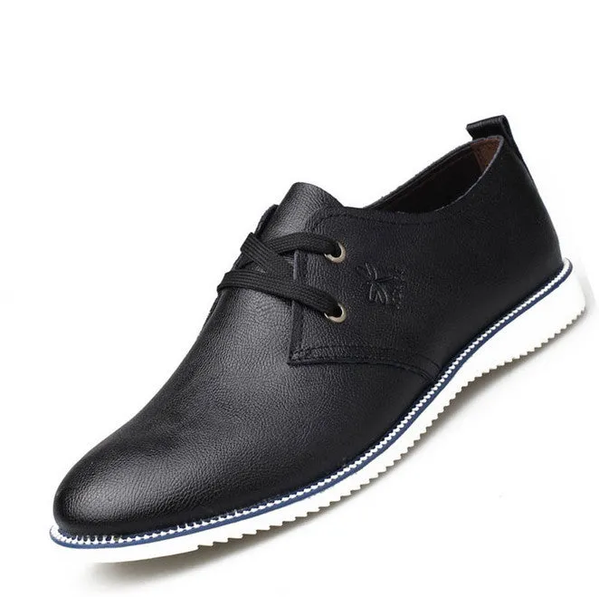 New Fashion men oxfords summer Leather Shoes Men's Flats Shoes Low Men Sneakers for men