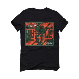 Nike Air Barrage Mid Orange Green Black T-Shirt (ALWAY HUSTLE)