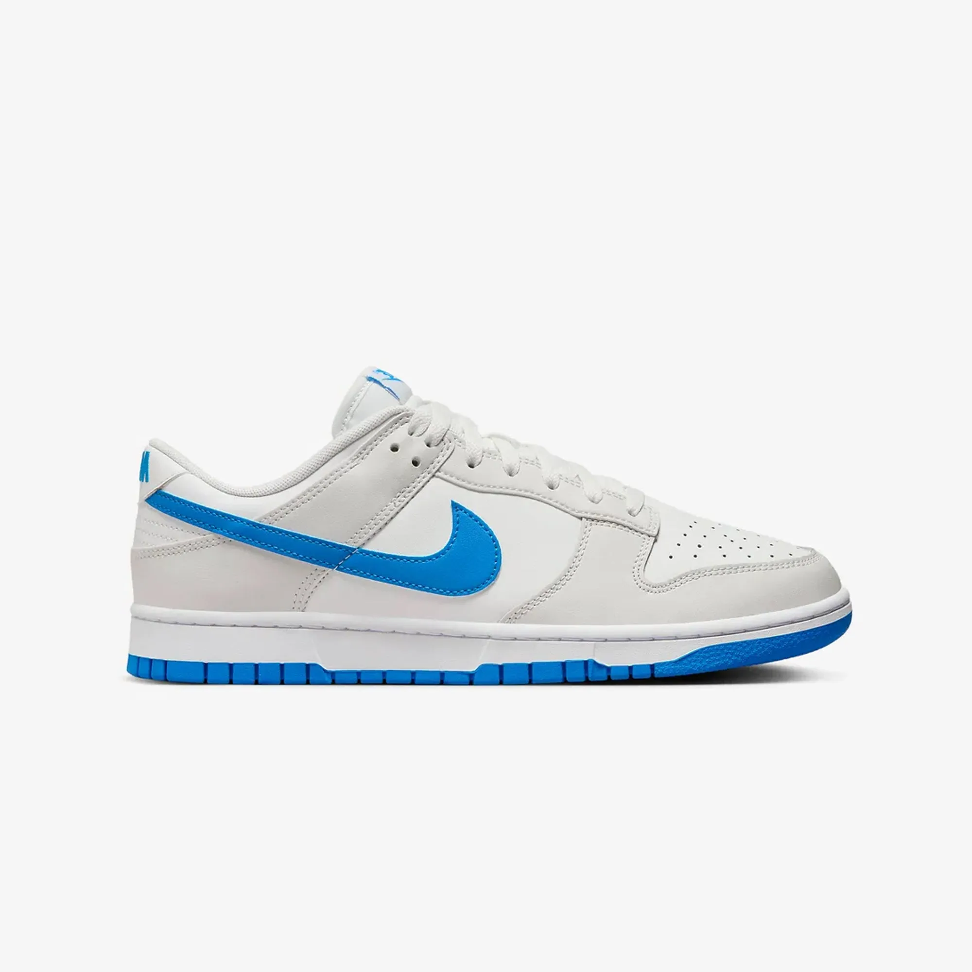 Nike | DUNK LOW RETRO  { SUMMIT WHITE/PHOTO BLUE-PLATINUM TINT