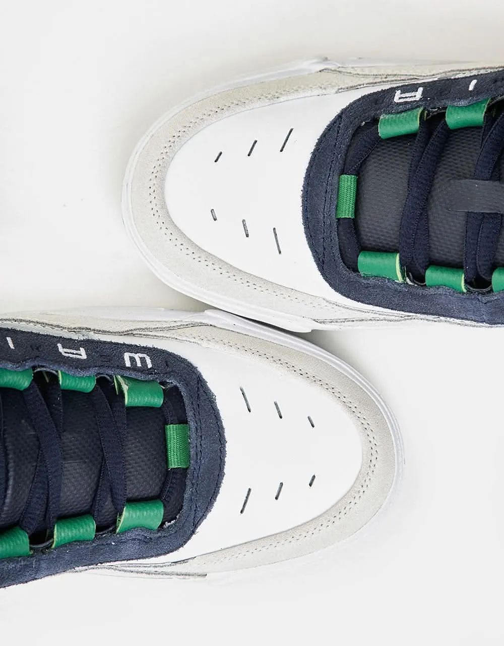 Nike SB Air Max Ishod Skate Shoes - White/Persian Violet-Obsidian-Pine Green-Summit White