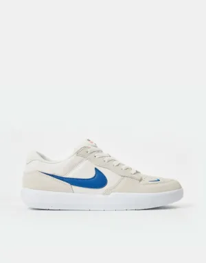 Nike SB Force 58 Skate Shoes - Phantom/Blue Jay-Phantom-White