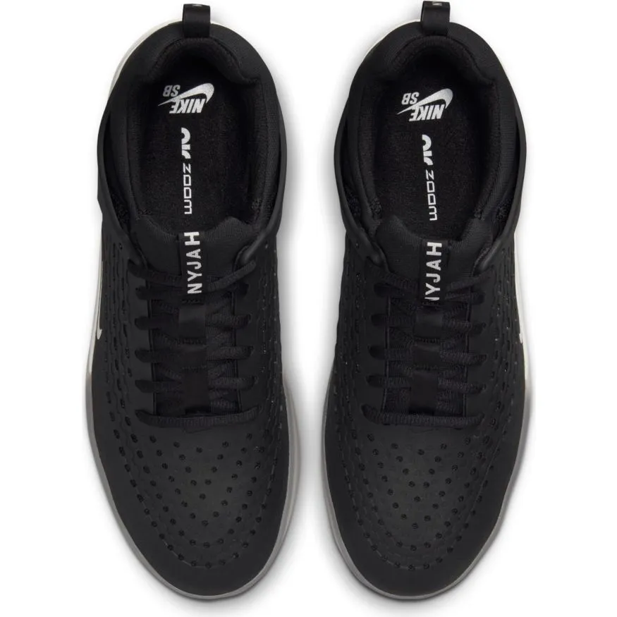 Nike SB Nyjah 3 Skateboard Shoe - Black/White-Black