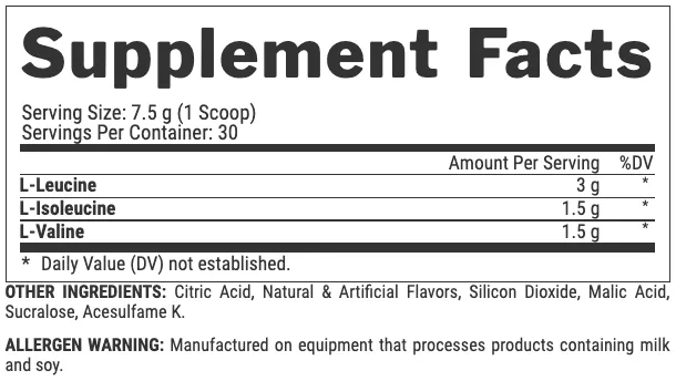 Nutrex Bcaa 6000 Perform Powder