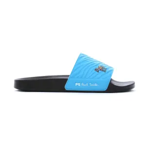 Paul Smith Nyro Zebra Slide in Sky Blue