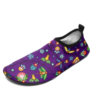 Prairie Plains Spirit Midnight Purple Kid's Sockamoccs Slip On Shoes