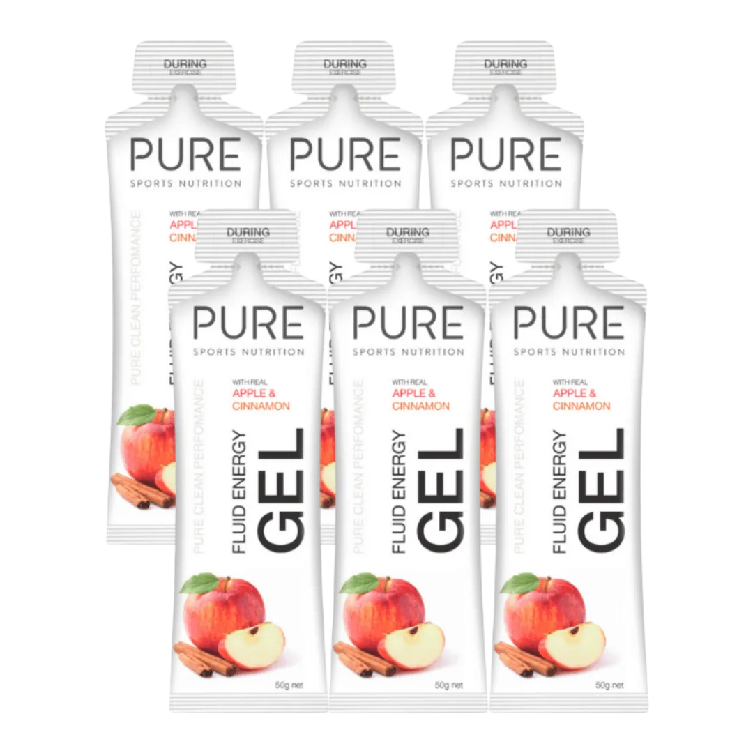 Pure Sports Nutrition - Fluid Energy Gels - Apple Cinnamon