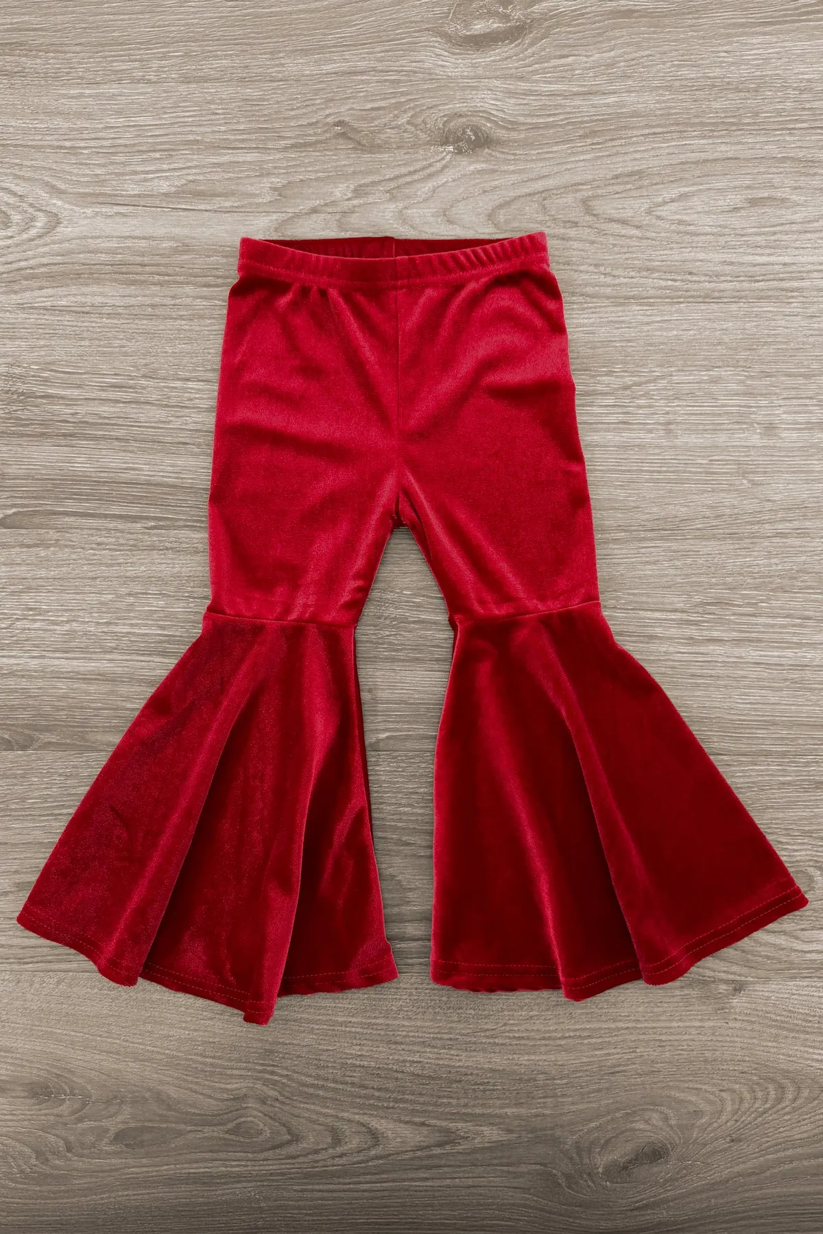 "Holly Jolly" Velvet Bell Bottom Set