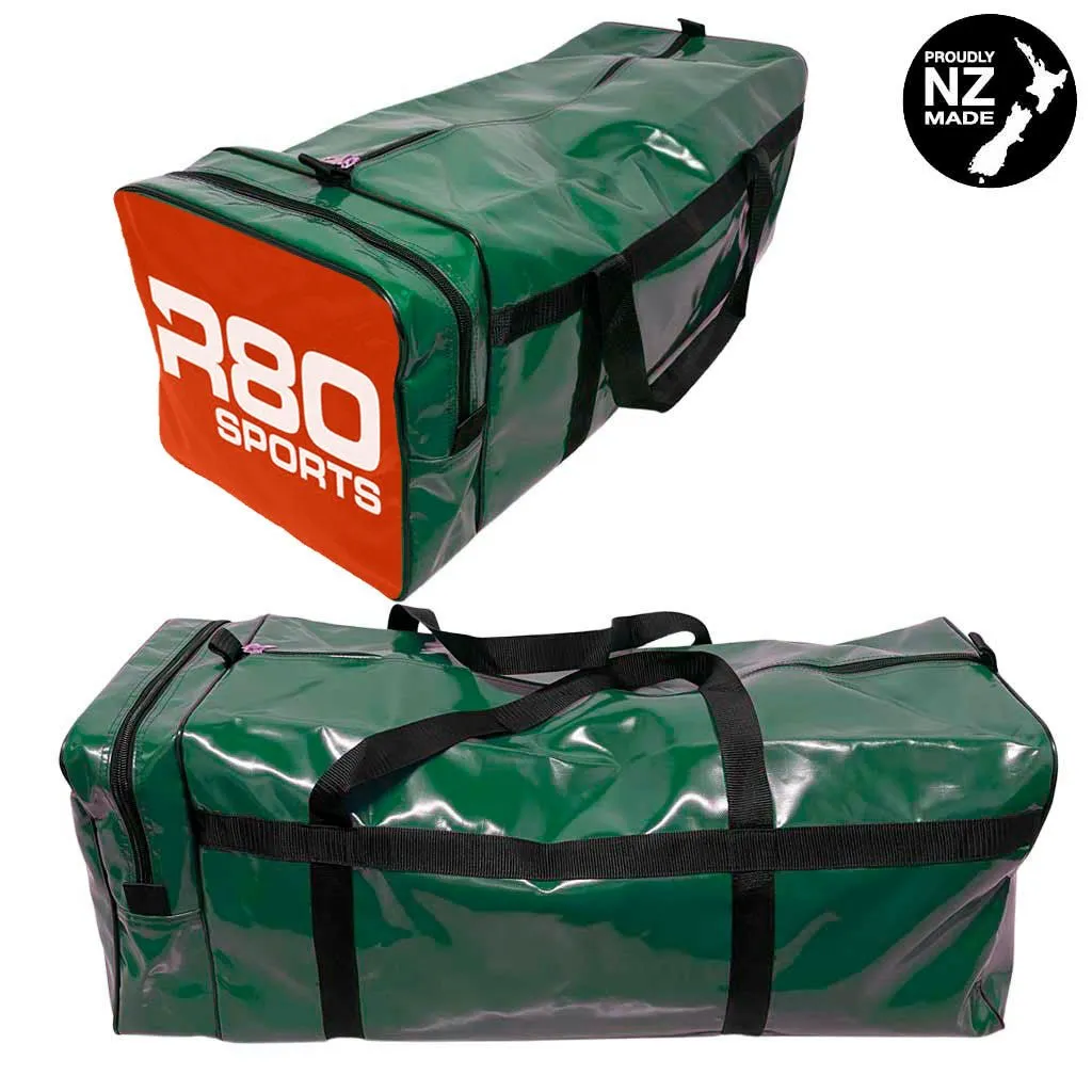 R80 Club Kit Colours Gear Bag Green with End Pocket