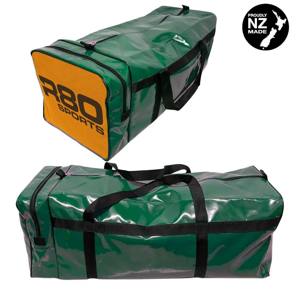 R80 Club Kit Colours Gear Bag Green with End Pocket