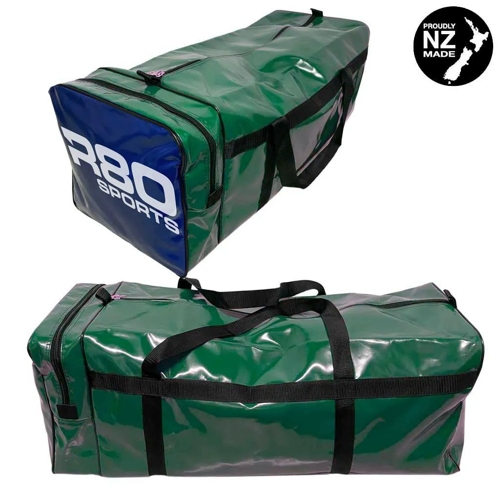 R80 Club Kit Colours Gear Bag Green with End Pocket