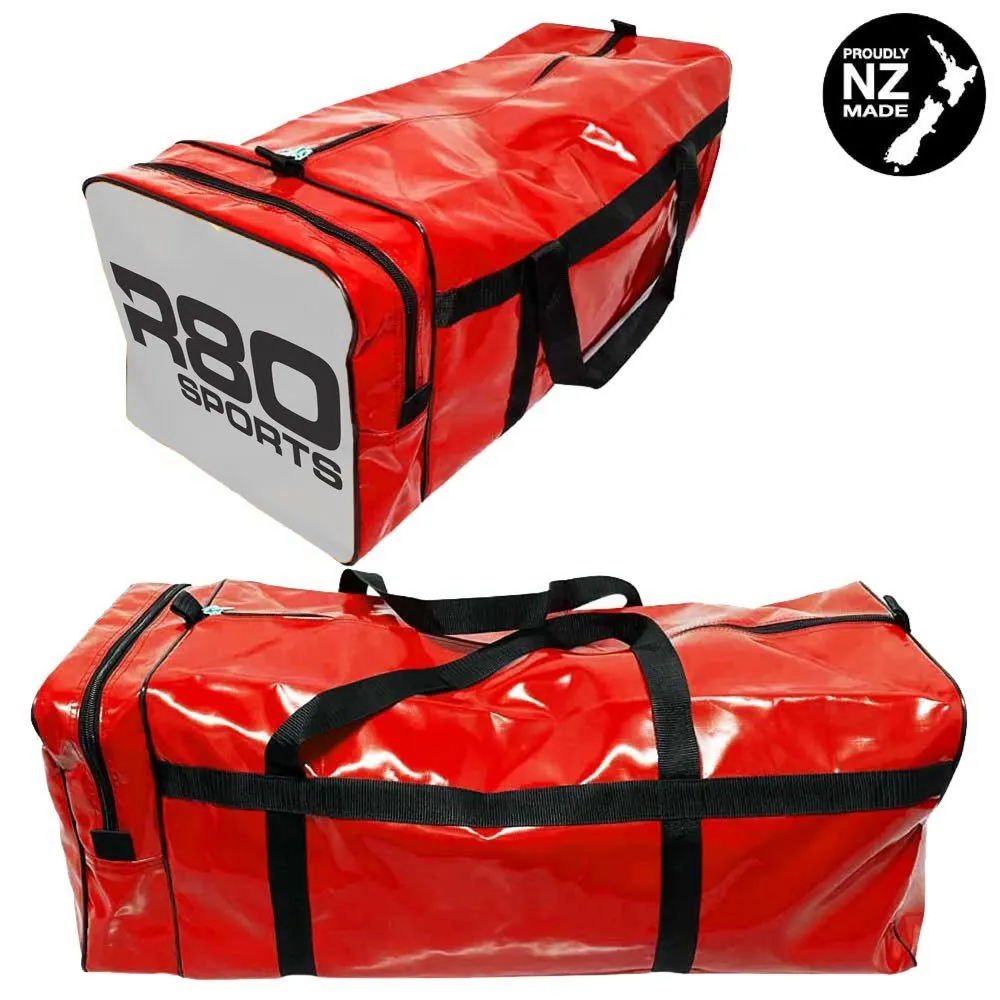 R80 Club Kit Colours Gear Bag Red with End Pocket