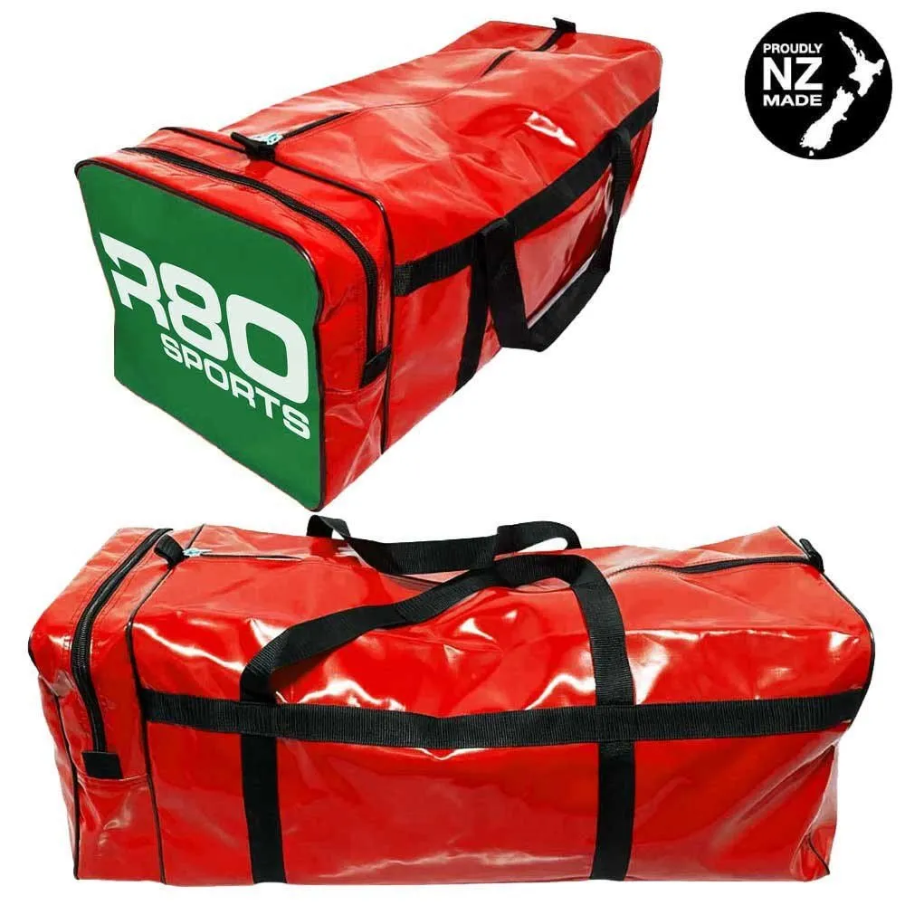 R80 Club Kit Colours Gear Bag Red with End Pocket