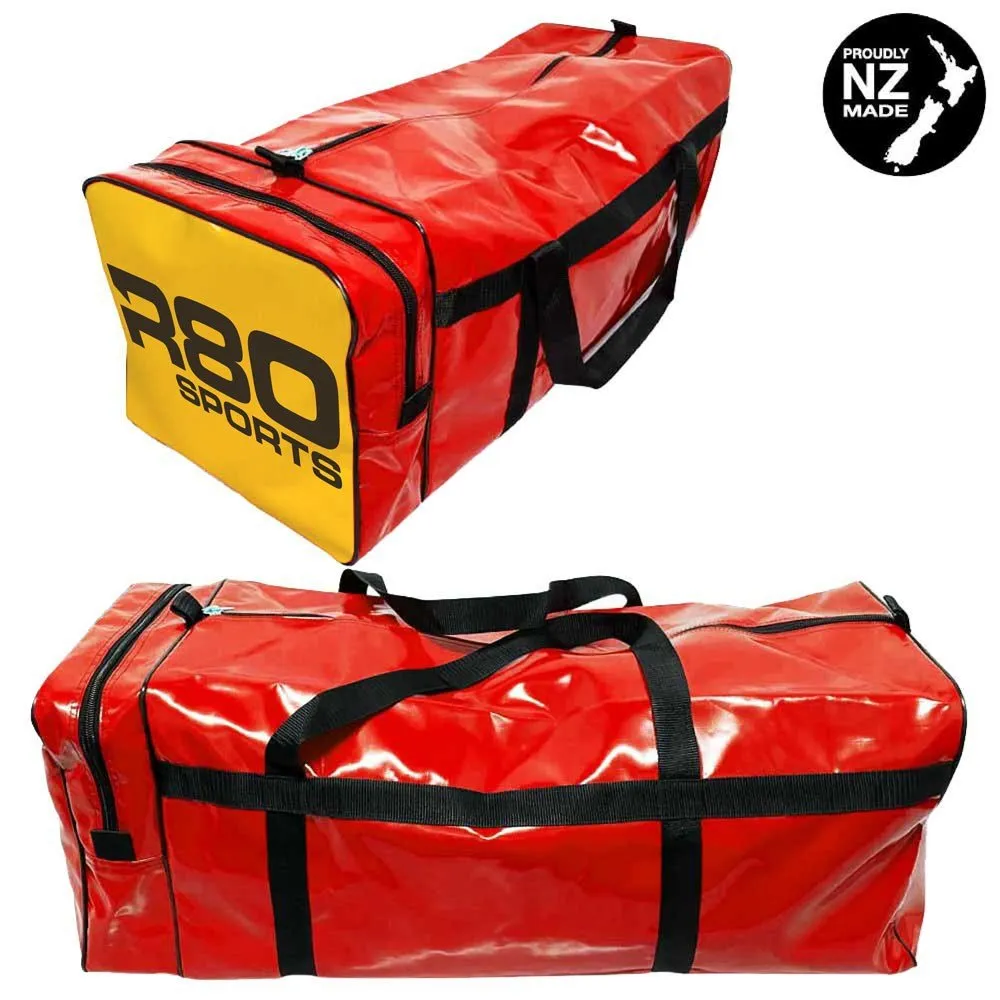 R80 Club Kit Colours Gear Bag Red with End Pocket