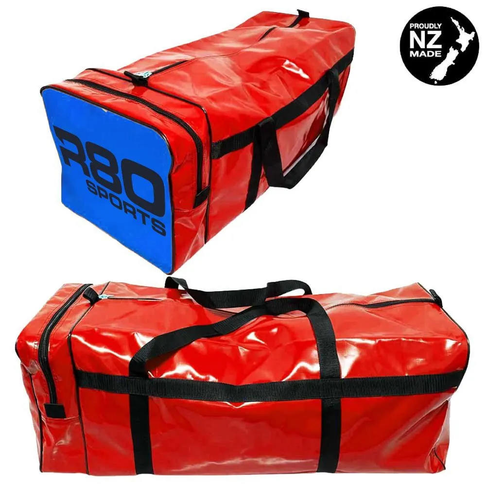 R80 Club Kit Colours Gear Bag Red with End Pocket