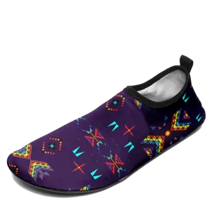 Rainy Chief Rainbow Dark Purple Sockamoccs