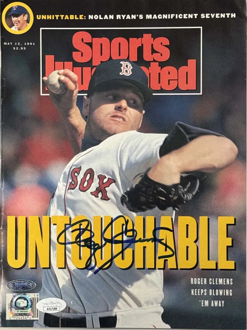 Roger Clemens Signed Sports Illustrated 5/13/1991 Issue (JSA)