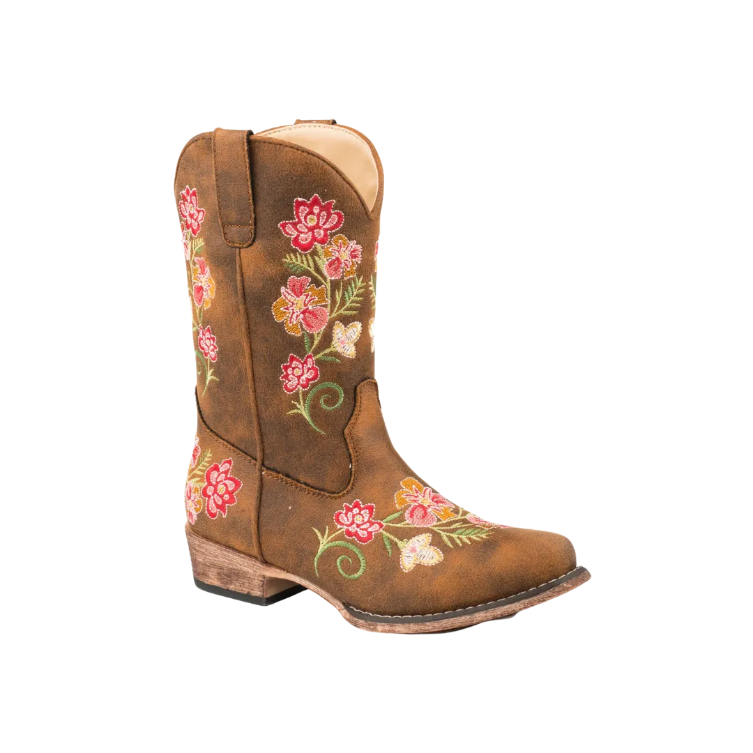 Roper Footwear Women's Vintage Cognac Textile All Over Boots