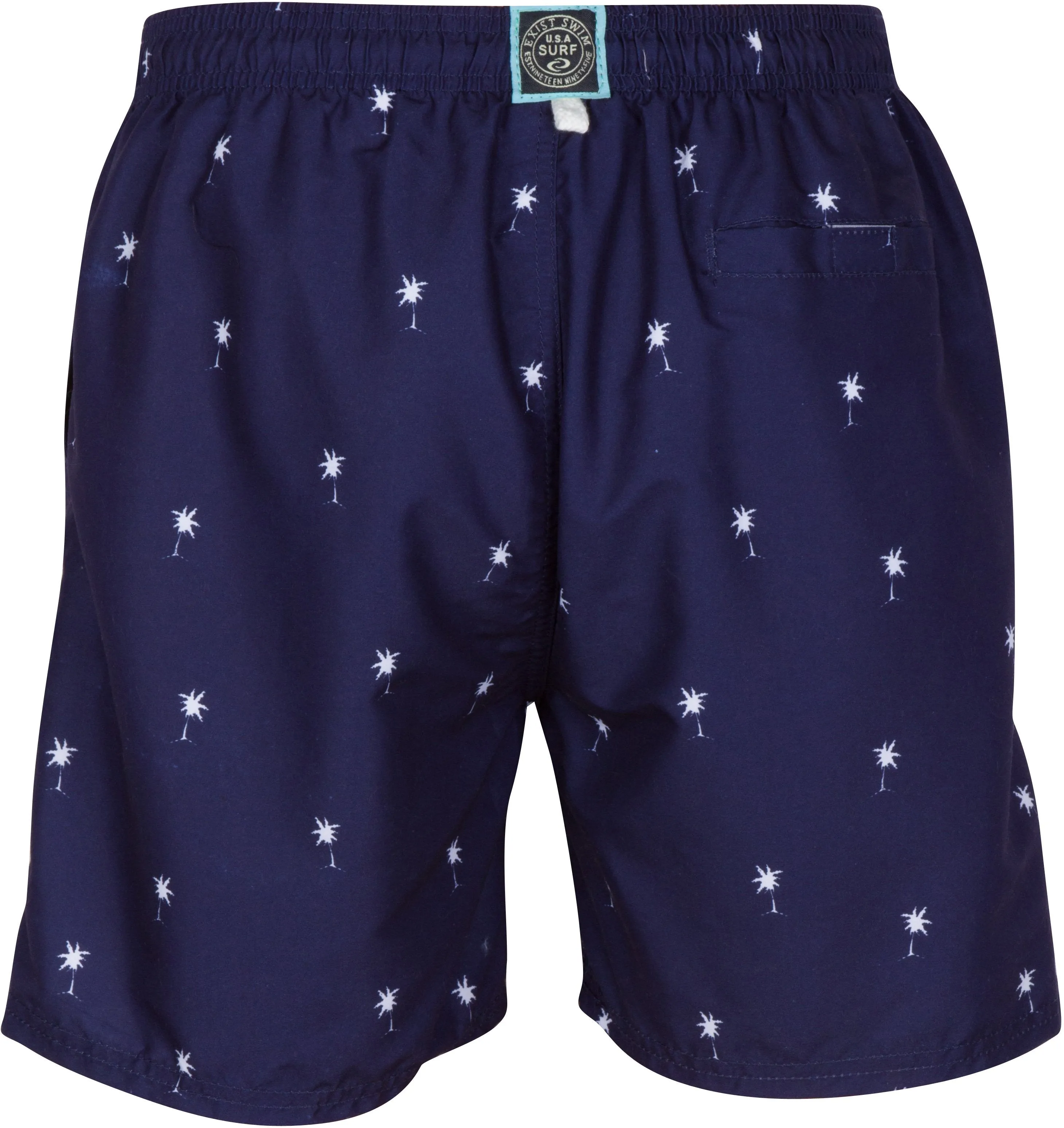 Sakkas Florian Palm Tree Welt Pocket Swim Trunk/Boardshort