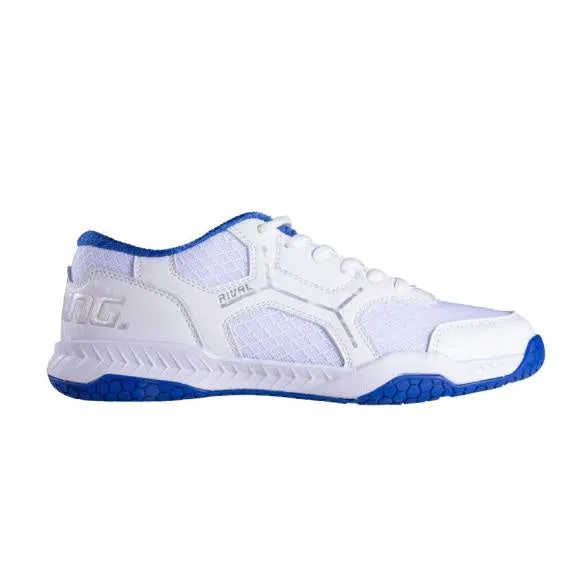 Salming Rival Jnr White Navy Squash Shoe