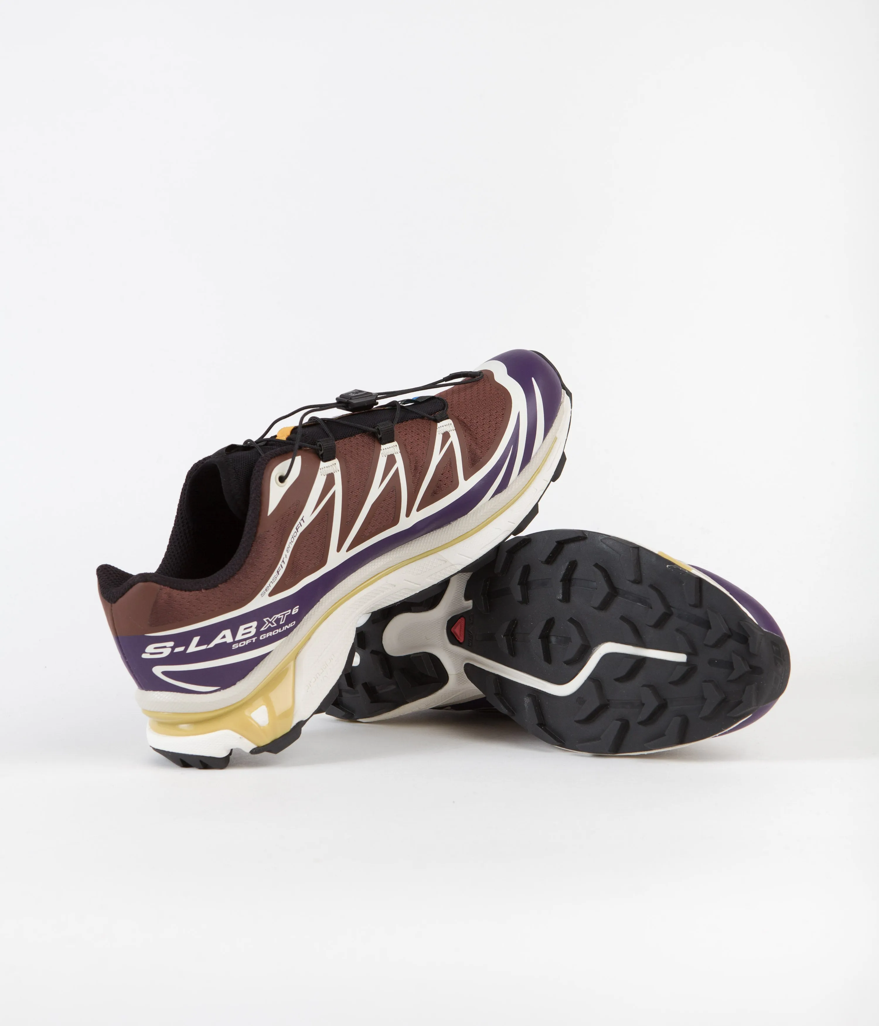 Salomon XT-6 Shoes - Black / Grape / Chocolate Fondant