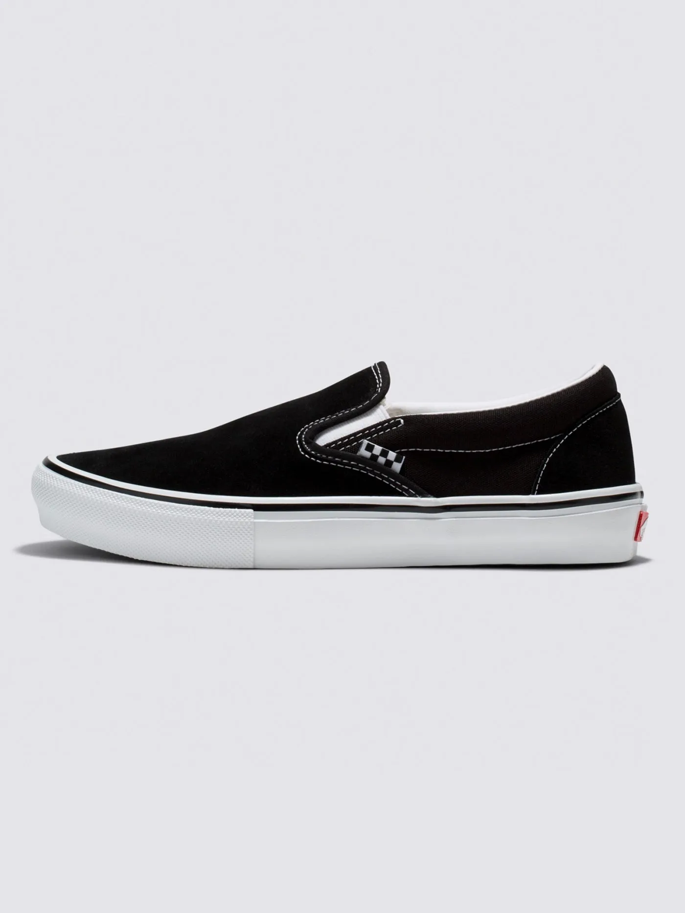 Skate Slip-On Black/White Shoes