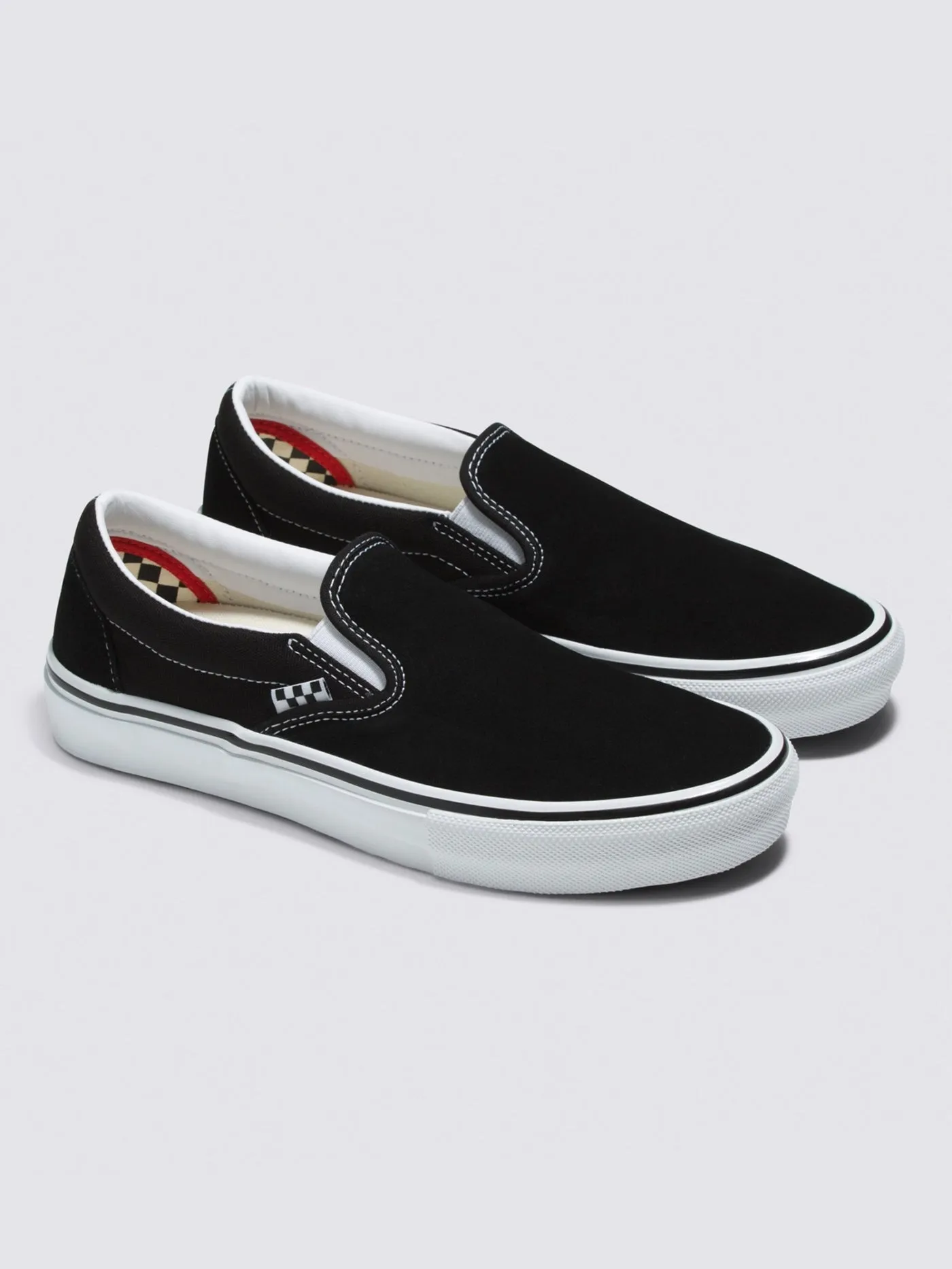 Skate Slip-On Black/White Shoes