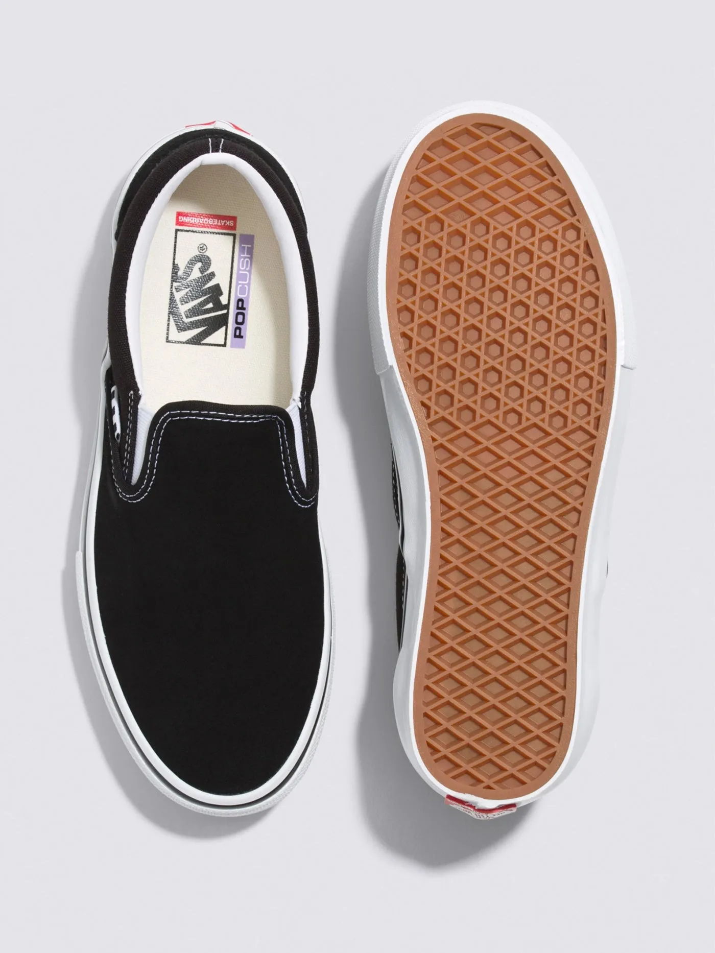 Skate Slip-On Black/White Shoes