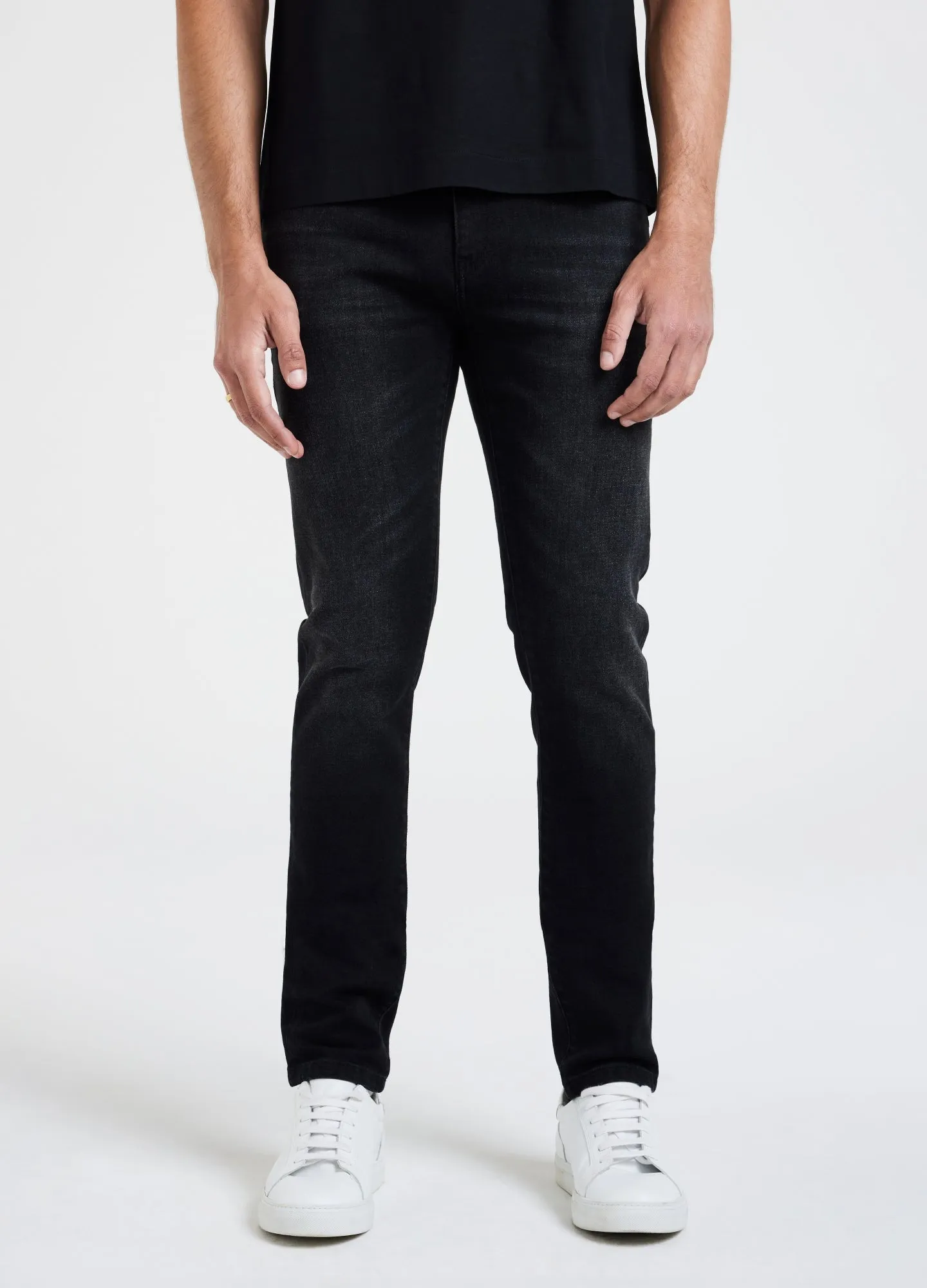 Skinny Fit Denim Jeans Black