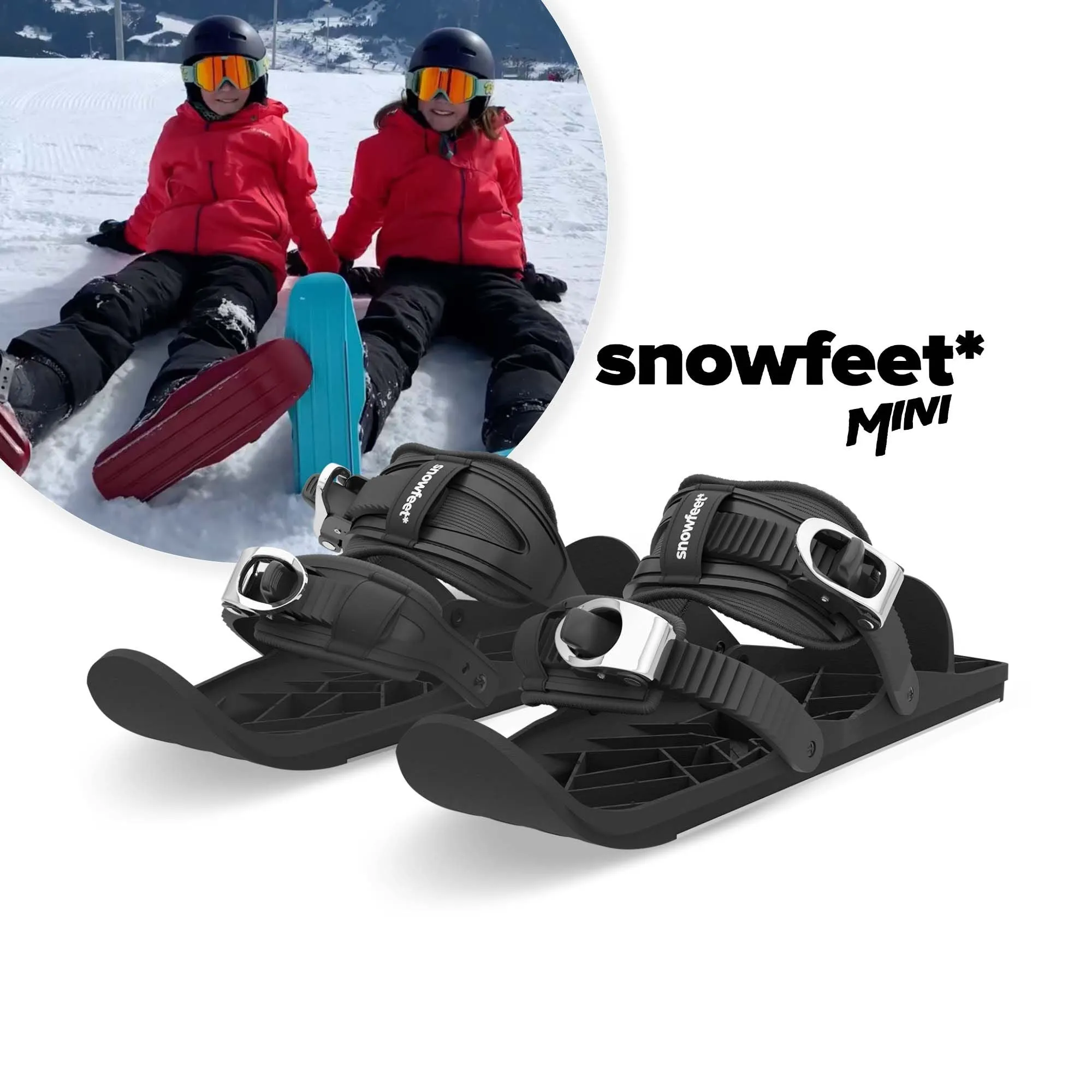 Snowfeet* | Mini Ski Skates | 38 CM