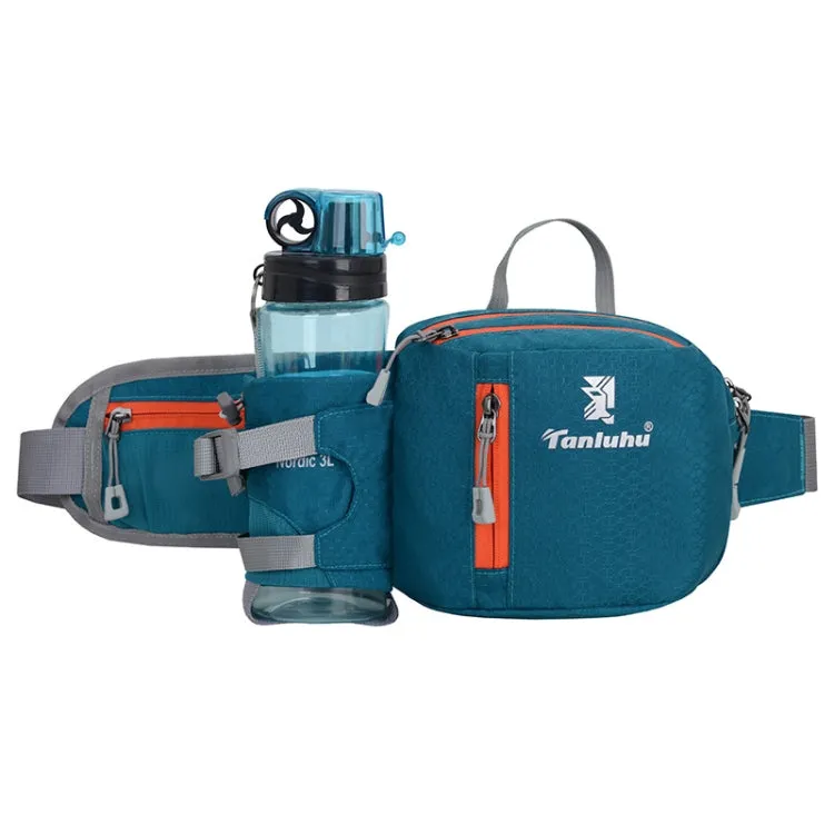 Tanluhu FK389 Outdoor Sports Waist Bag Multi-Purpose Running Water Bottle Bag Riding Carrying Case, Size: 2L(Lake Blue)