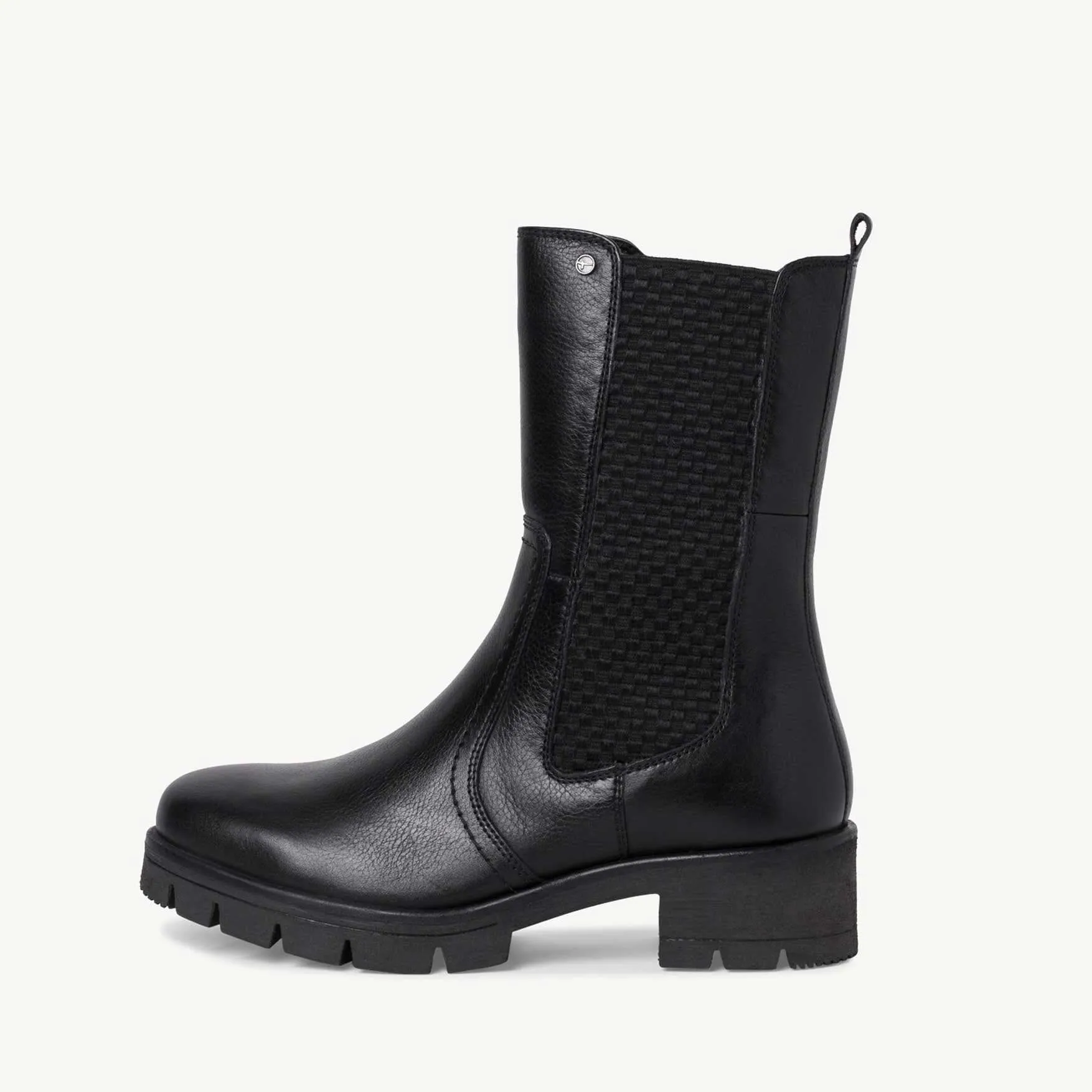 TMR Unisex Long Leather Chelsea Boots