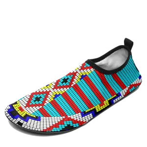 Traditional Powwow 09 Kid's Sockamoccs Slip On Shoes