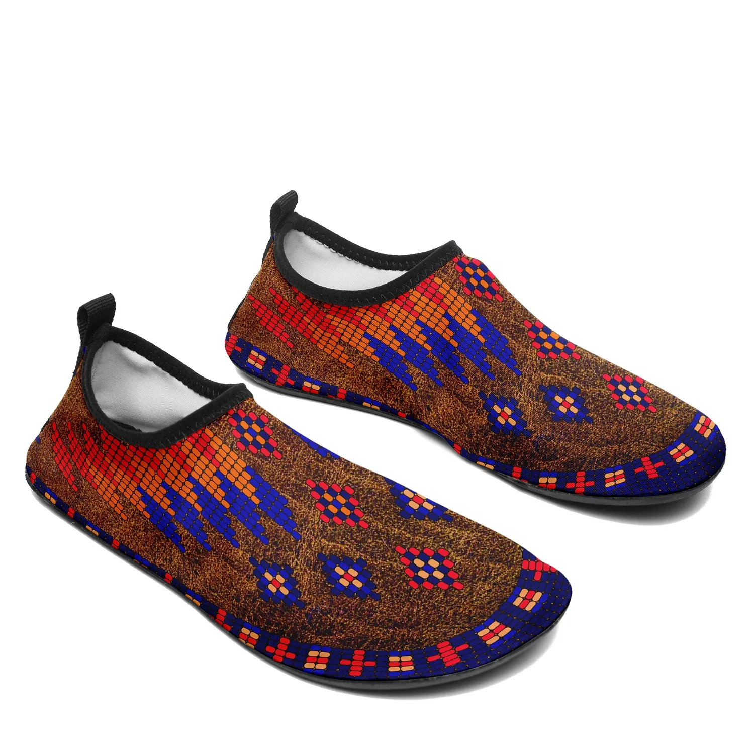 Traditional Powwow 20 Kid's Sockamoccs Slip On Shoes