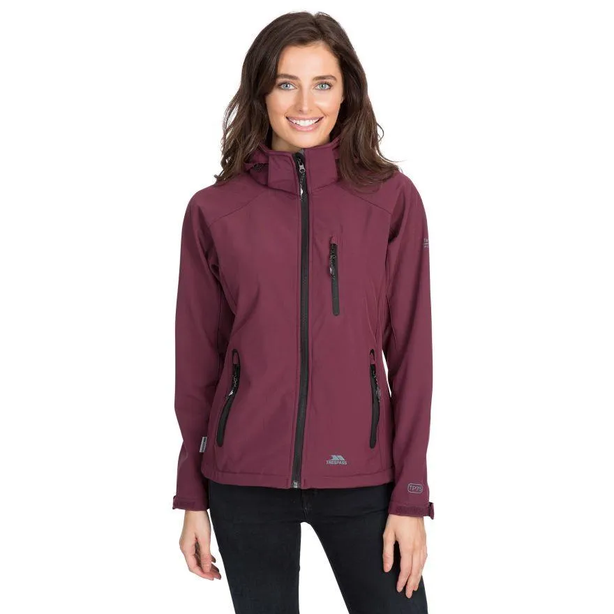 Trespass Womens Bela II Waterproof Breathable Softshell Jacket